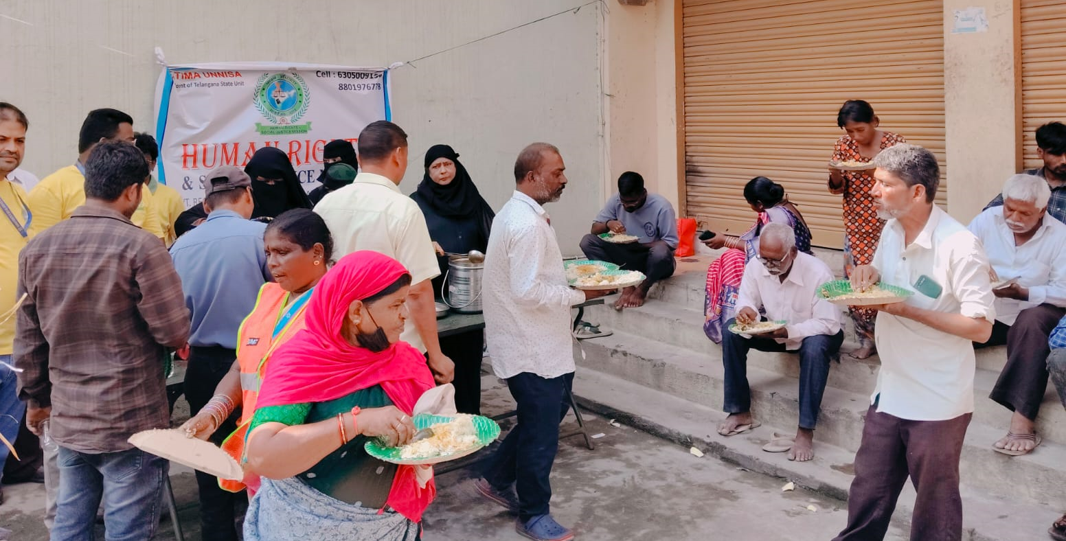 Human Rights & Social Justice Mission world food day celebration at hyderabad
